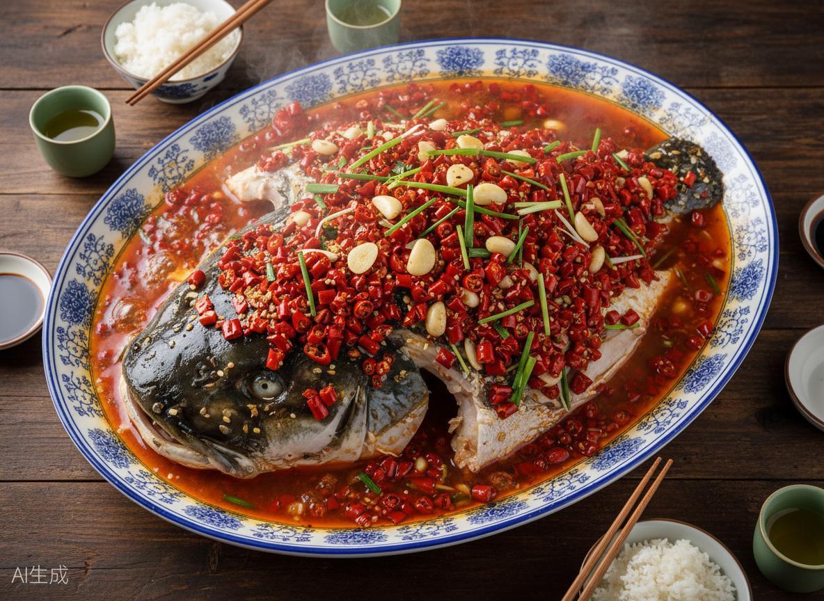 Chopped Chili Fish Head (Duo Jiao Yu Tou)