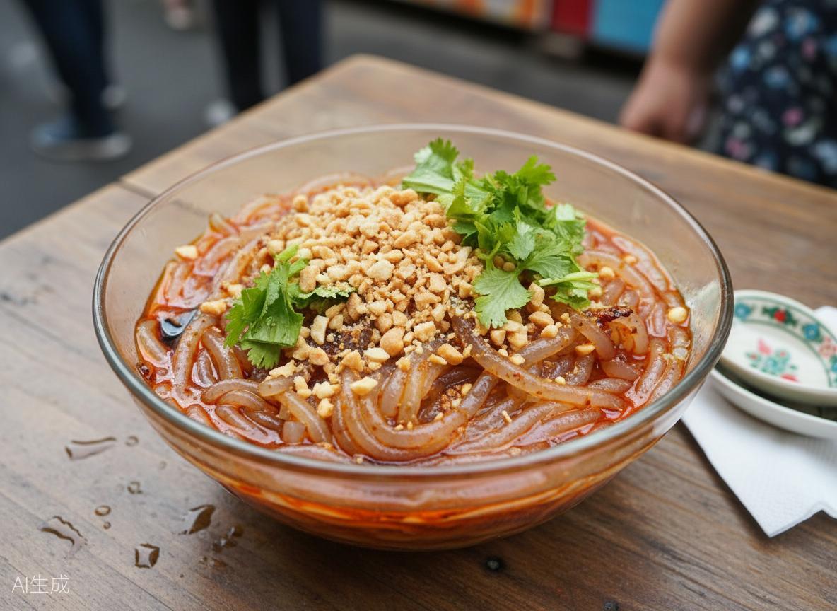 Gua Liangfen (Scraped Jelly Noodles)