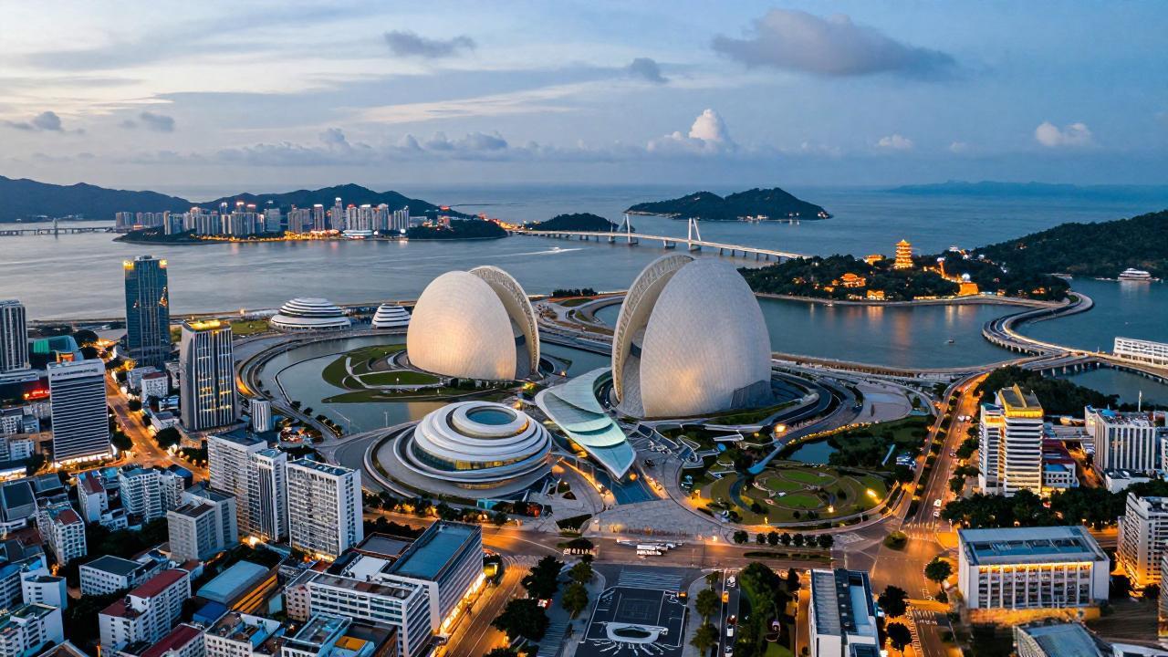 Zhuhai city view